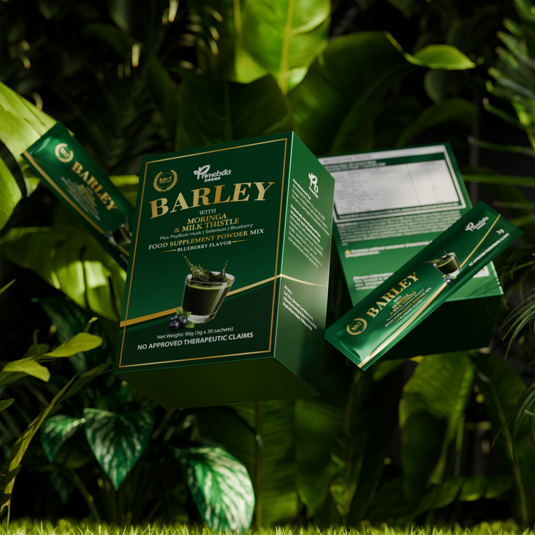 Barley Packaging Back