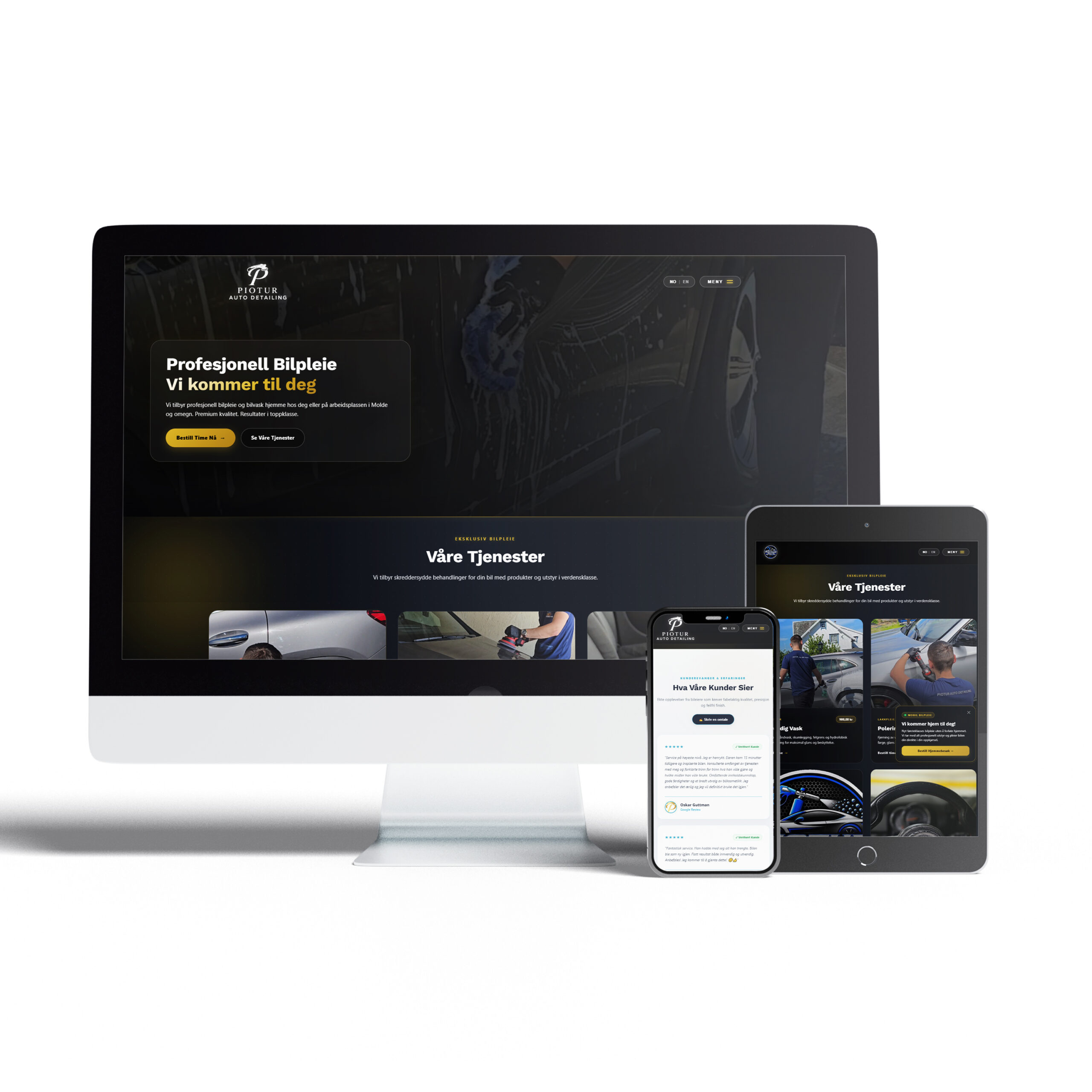 Piotur Auto Detailing Website